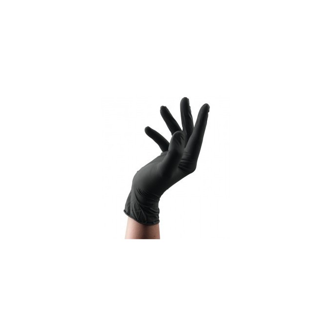 venta precio guantes negros talla mediana