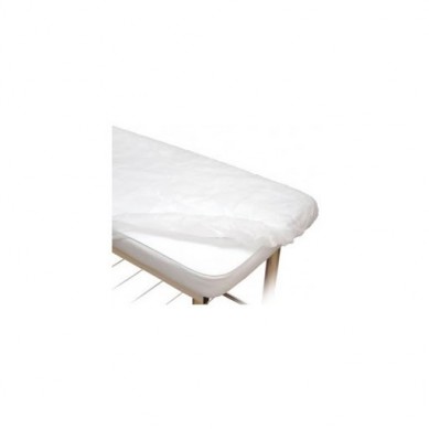 cubrecamillas ajustable plastificado polipropileno blanco