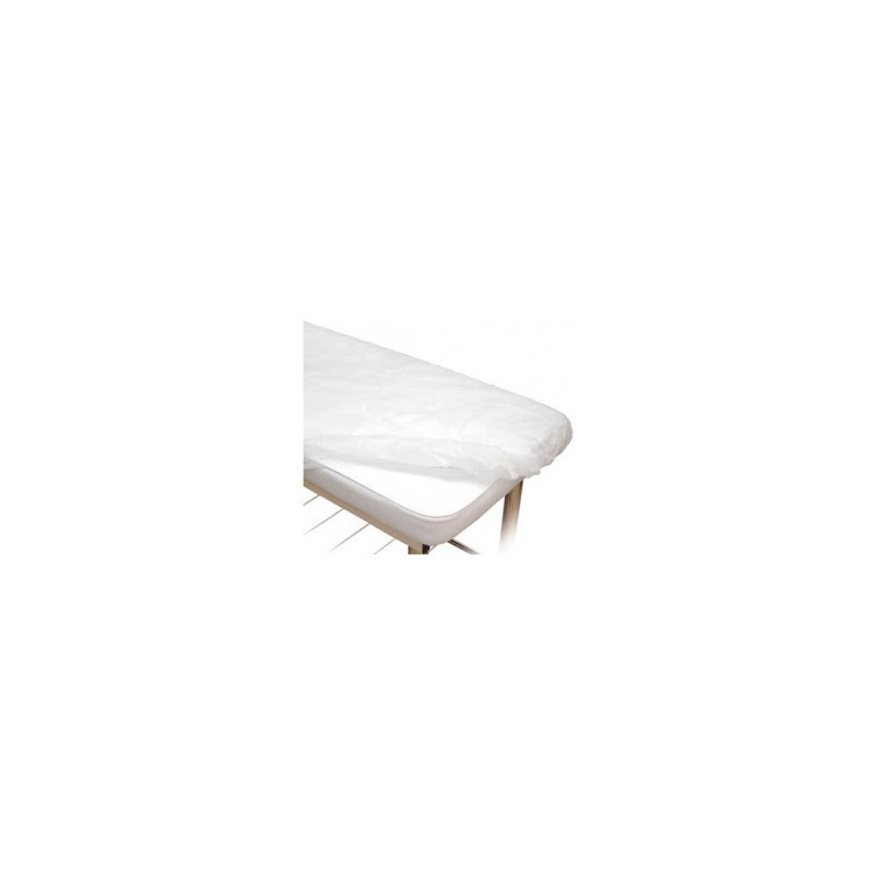 cubrecamillas ajustable plastificado polipropileno blanco