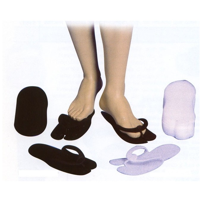 ZAPATILLA GOMA PARA MONTAR NEGRA 5 PARES