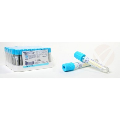 Tubos Tapón Azul de Extracción Vacutainer | Oferta 100 uds | Vacutainer Citrato