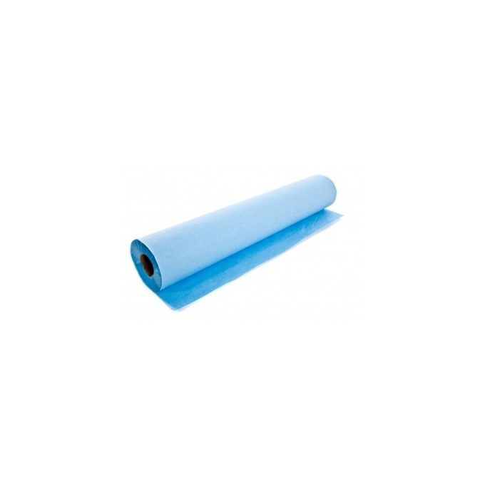 PAPEL CAMILLA AZUL PARAFINADO ROLLO 58 X 80 MTS