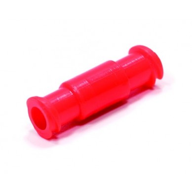 Conector hembra luer lock rojo PACK 10 UDS