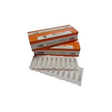 Aguja Mesoterapia Mesorelle | 27G x 0.40 x 4 mm - Celdual