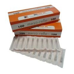 Aguja Mesoterapia Mesorelle | 27G x 0.40 x 4 mm - Celdual
