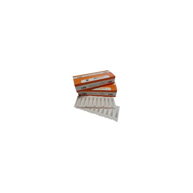 Aguja Mesoterapia Mesorelle | 27G x 0.40 x 4 mm - Celdual