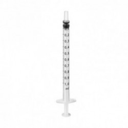 JERINGA INSULINA 1 ML S/Aguja. 100 uds.