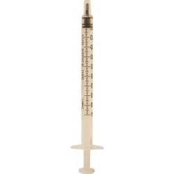 JERINGA 1 ML TUBERCULINA sin espacio muerto. 100 uds.