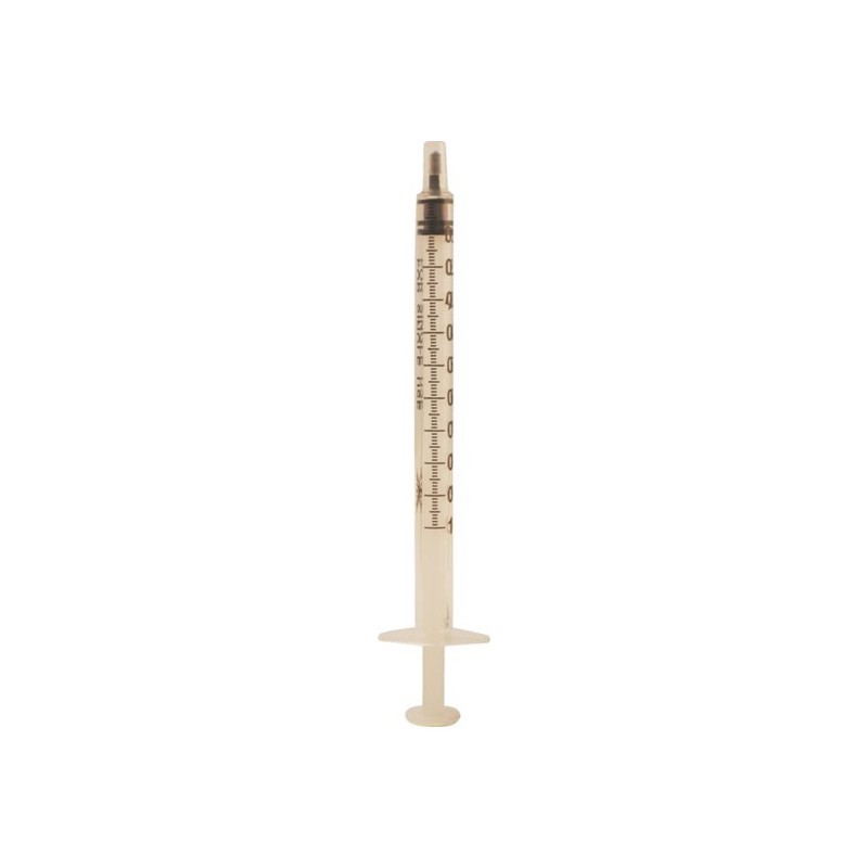 JERINGA 1 ML TUBERCULINA sin espacio muerto. 100 uds.