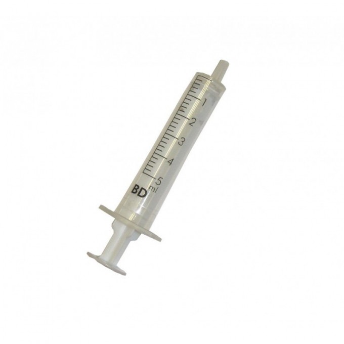 JERINGA 5 ML 2/C C/EXC.