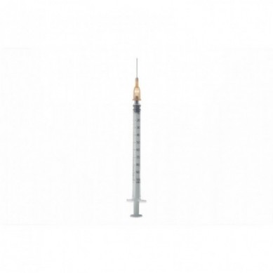 JERINGA 1 ML INSUL.C/AG.25GX0.5X16mm C/100 Uds