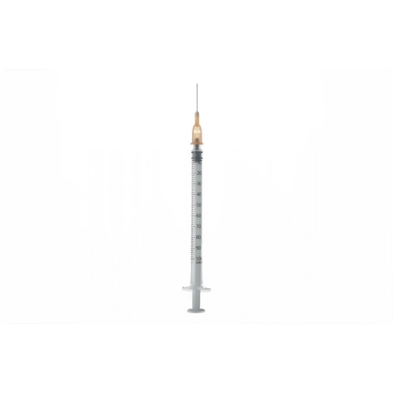 JERINGA 1 ML INSUL.C/AG.25GX0.5X16mm C/100 Uds