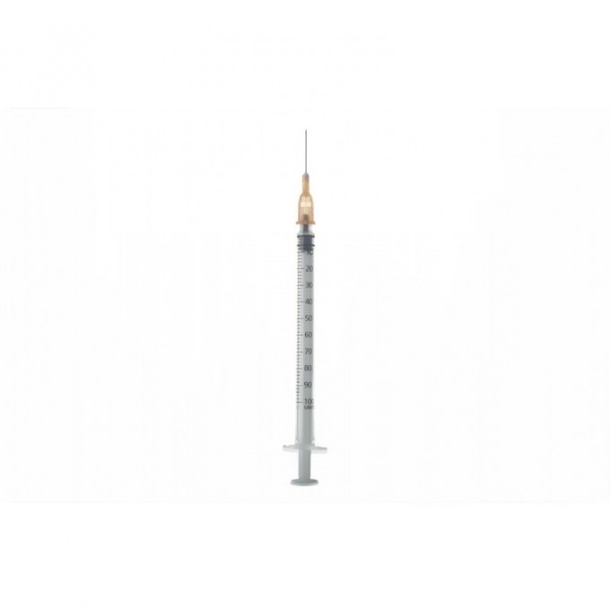 JERINGA 1 ML INSUL.C/AG.25GX0.5X16mm C/100 Uds