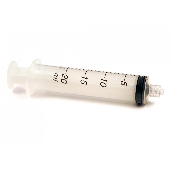 Jeringa 20 ml L/L 3/c 100 uds.