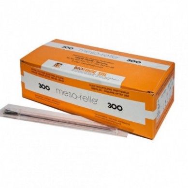 Aguja Electrolipolisis Mesorelle | 0.30 x 75 mm. - 300 Uds