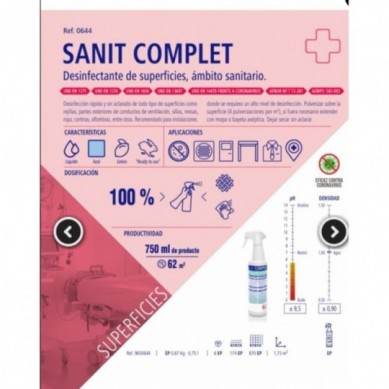 Desinfectante Sanitario Sanit | Desinfectante Superficies Sanitario Sanit