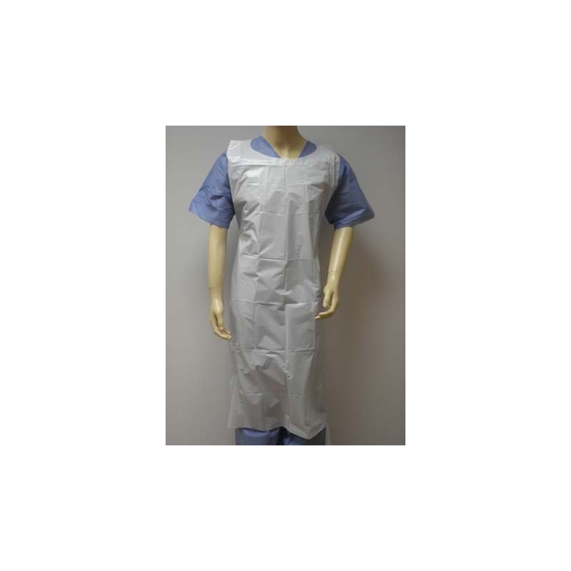 Delantal Médico Desechable Blanco | Comprar Delantal Médico Desechable - 50 unidades