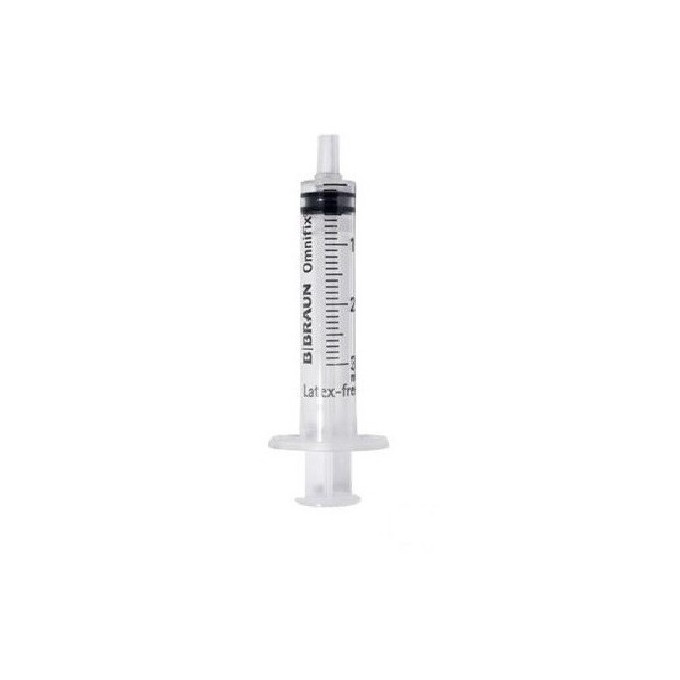precio jeringa 3 ml de 3 cuerpos Braun  venta on line