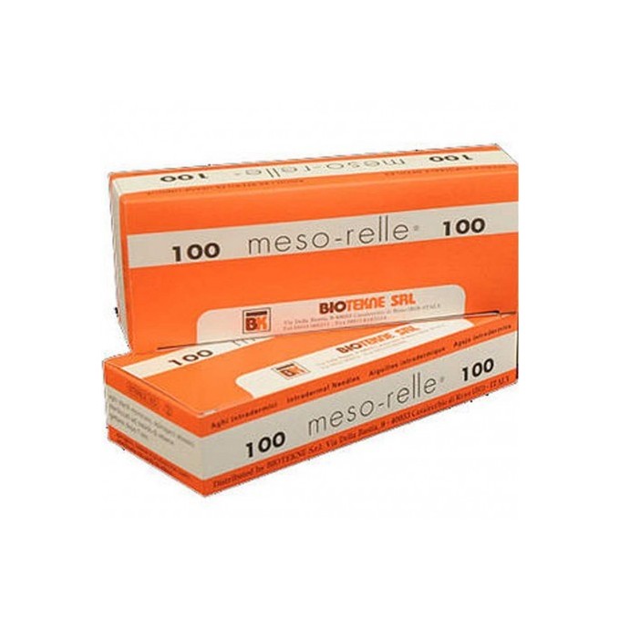 AGUJA MESOTERAPIA 27G x 0,40 x 12 mm