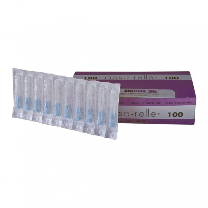Aguja Mesoterapia 32G x 0.23 x 4 mm | Agujas Mesorelle